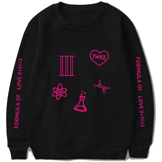 Twice Formula of Love: O+T=<3 Long Sleeve Hoodie & Sweatshirt