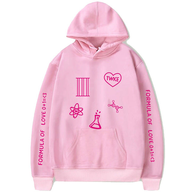 Twice Formula of Love: O+T=<3 Long Sleeve Hoodie & Sweatshirt