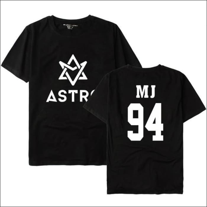 ASTRO Custom Centred Logo T-Shirt plain - black 1 / S - ASTRO
