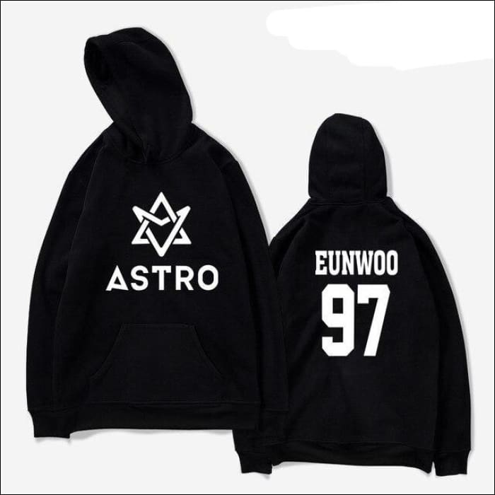 ASTRO Custom Printed Pullover Hoodie - black 3 / XXS - ASTRO