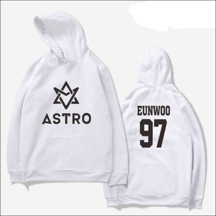 ASTRO Custom Printed Pullover Hoodie - white 3 / XXS - ASTRO