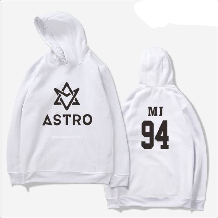 ASTRO Custom Printed Pullover Hoodie - white 5 / XXS - ASTRO
