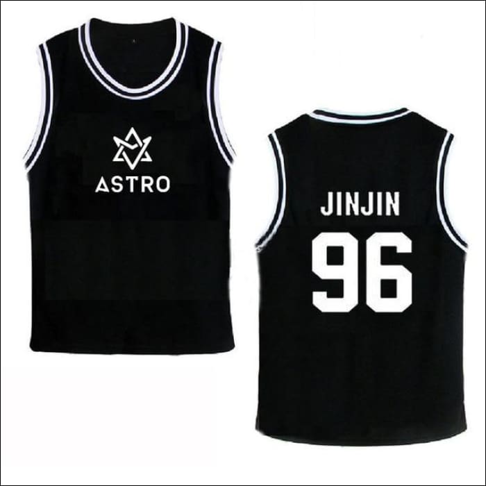 ASTRO Custom Unisex Undershirt Vest - JINJIN BLACK / L / China - ASTRO