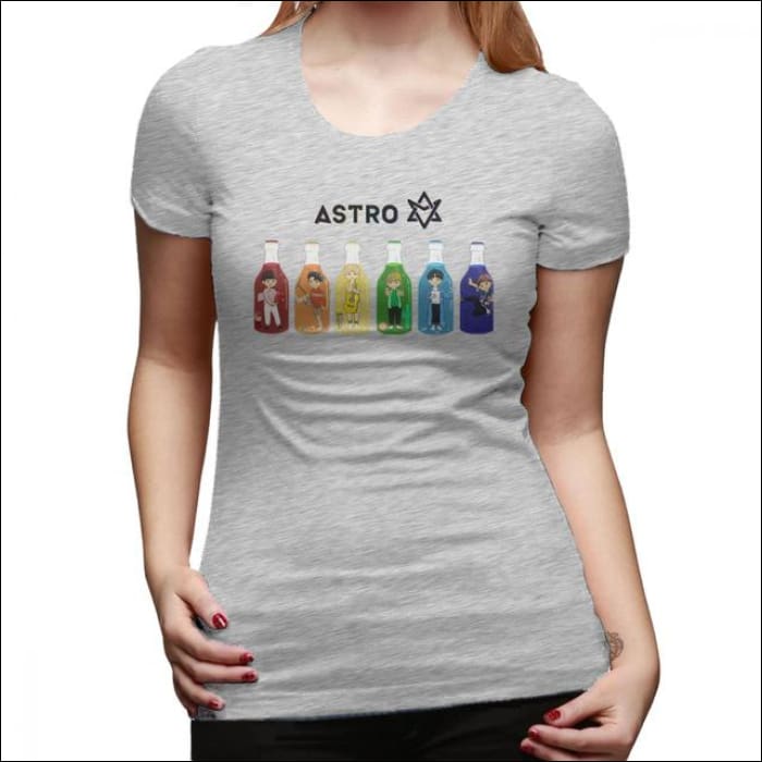 ASTRO Printed Chibi Edition T-Shirt - Gray / XXL - ASTRO