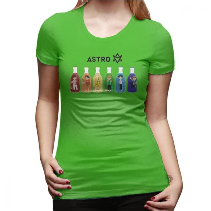 ASTRO Printed Chibi Edition T-Shirt - Green / S - ASTRO