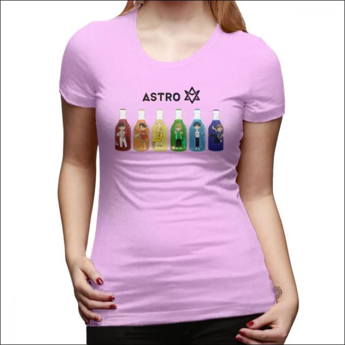 ASTRO Printed Chibi Edition T-Shirt - Pink / XL - ASTRO