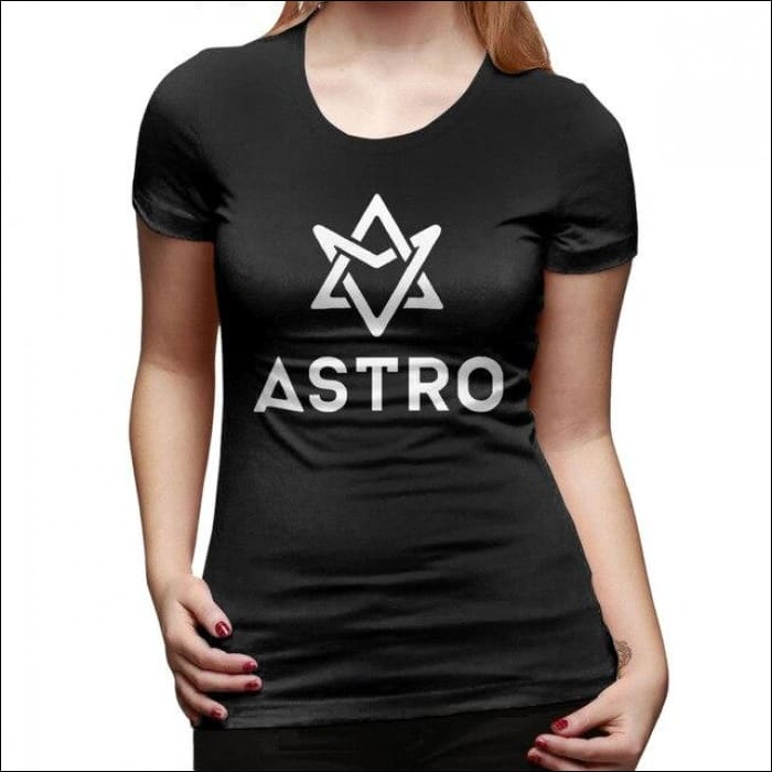 ASTRO Printed Logo plain T-Shirt - Black / XXL - ASTRO