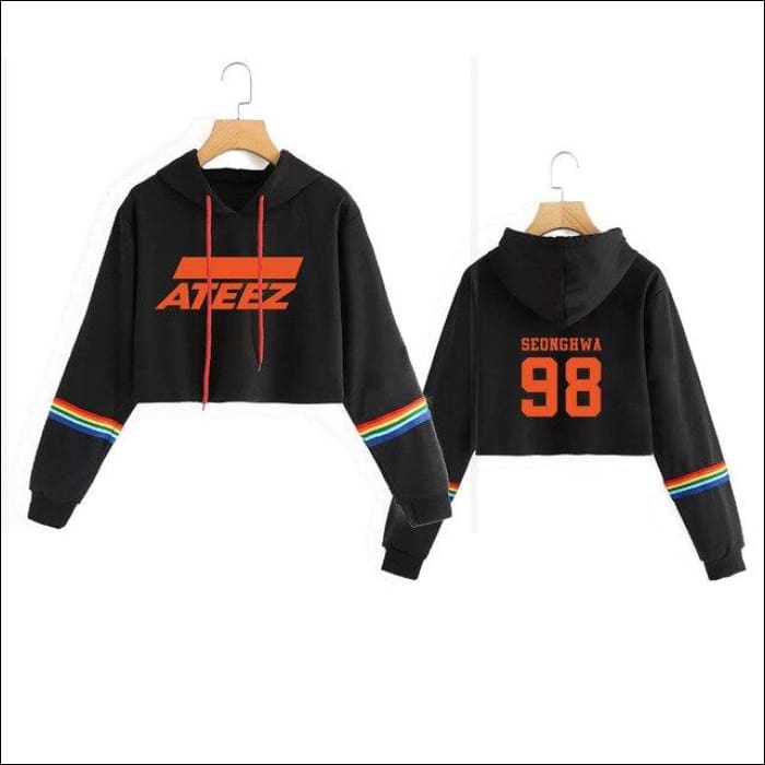 ATEEZ Crop Top Hoodie - 98 SEONGHWA - ATEEZ