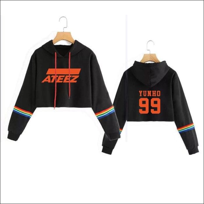 ATEEZ Crop Top Hoodie - 99YUNHO - ATEEZ