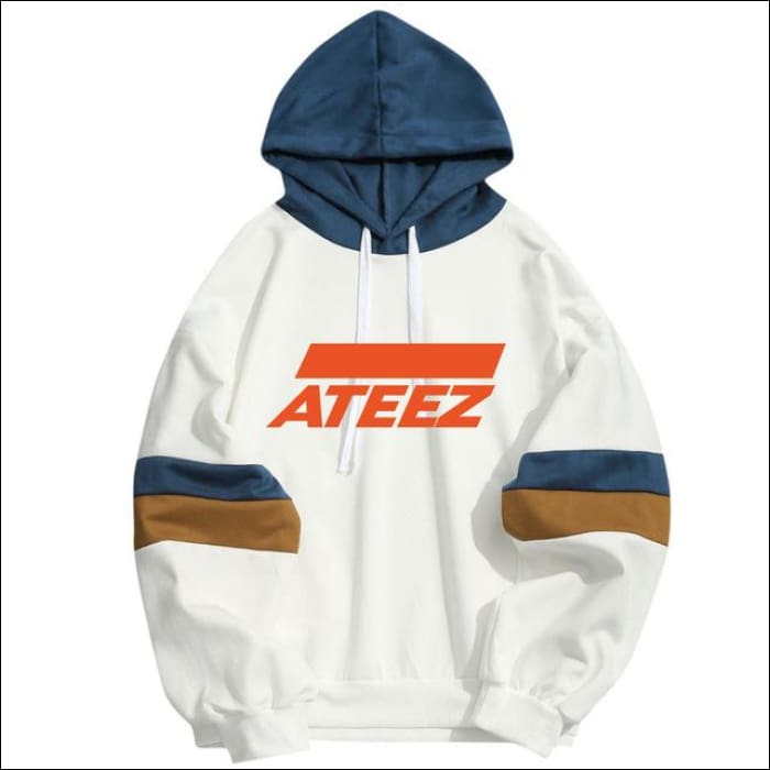 ATEEZ Patchwork Hoodie - color1 / XXL - ATEEZ