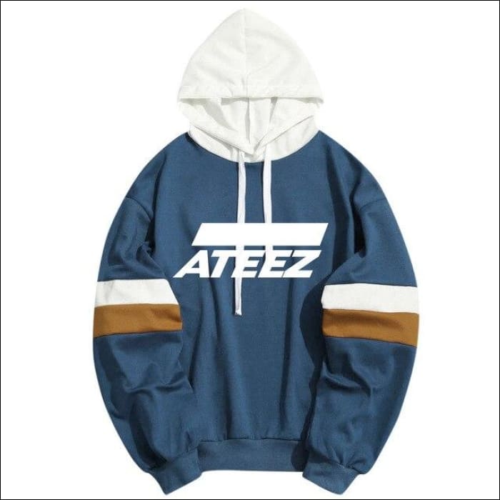 ATEEZ Patchwork Hoodie - color11 / XL - ATEEZ