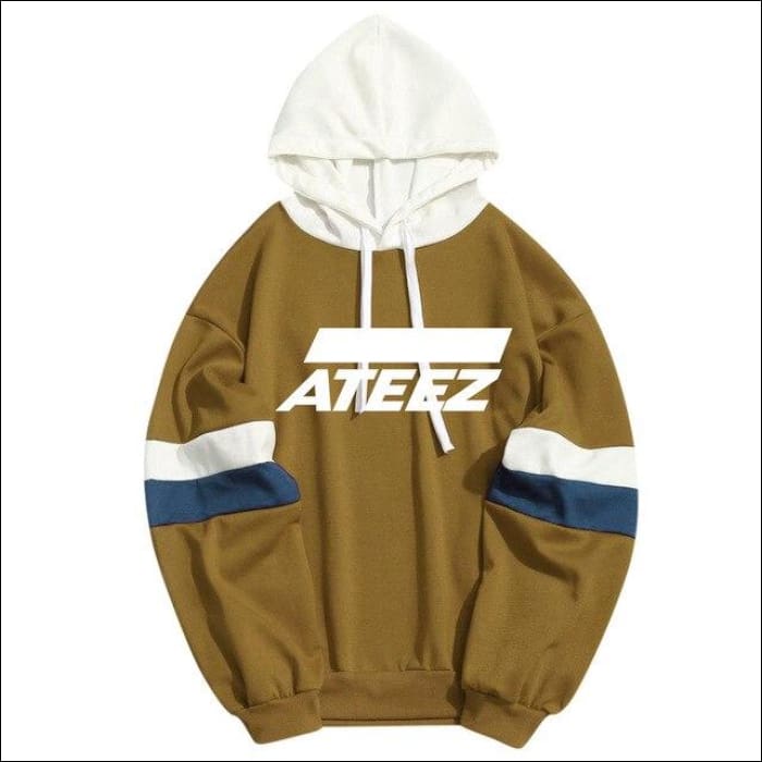 ATEEZ Patchwork Hoodie - color12 / L - ATEEZ