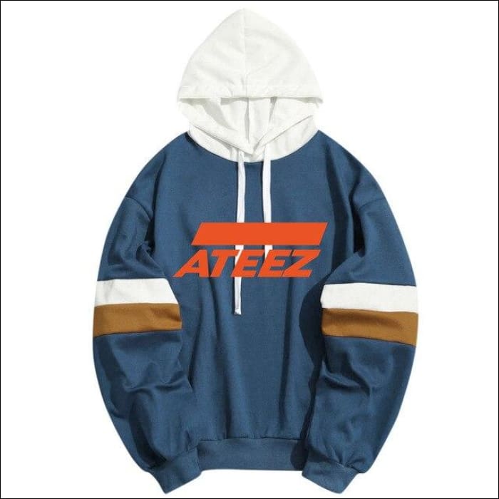 ATEEZ Patchwork Hoodie - color2 / S - ATEEZ