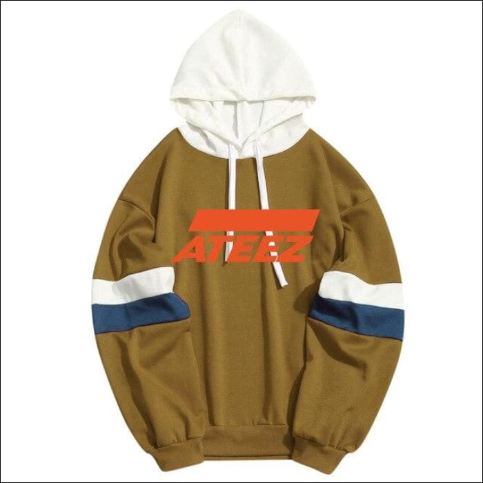 ATEEZ Patchwork Hoodie - color3 / XL - ATEEZ