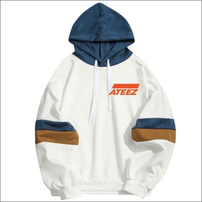 ATEEZ Patchwork Hoodie - color4 / XXL - ATEEZ