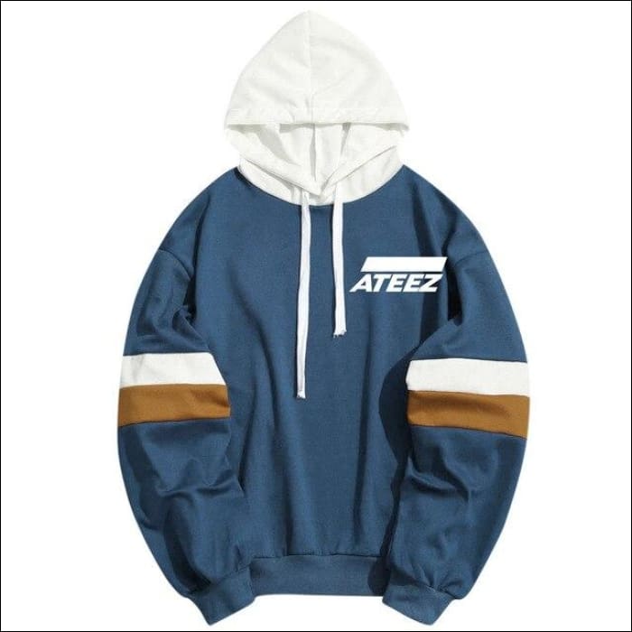 ATEEZ Patchwork Hoodie - color8 / L - ATEEZ