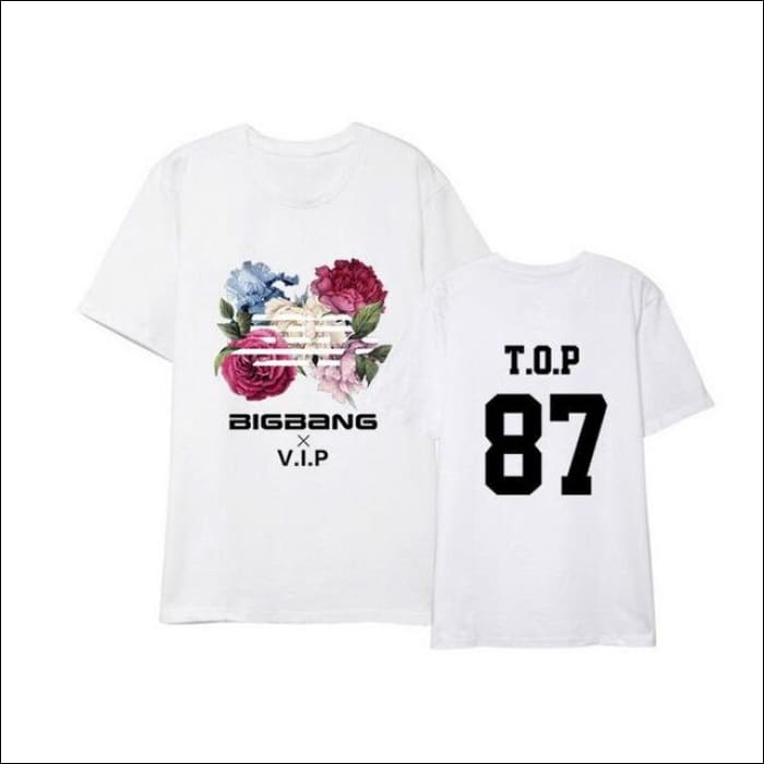 BIG BANG Flower T-Shirt - 6 / S - BIG BANG