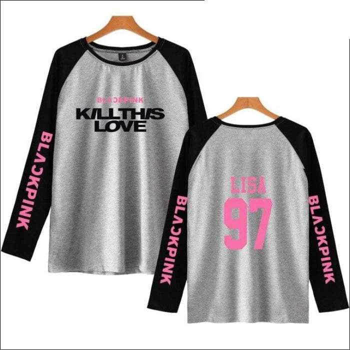 Blackpink ’Kill This Love’ Long Sleeve Shirt - as picture 4 / 4XL - BLACKPINK