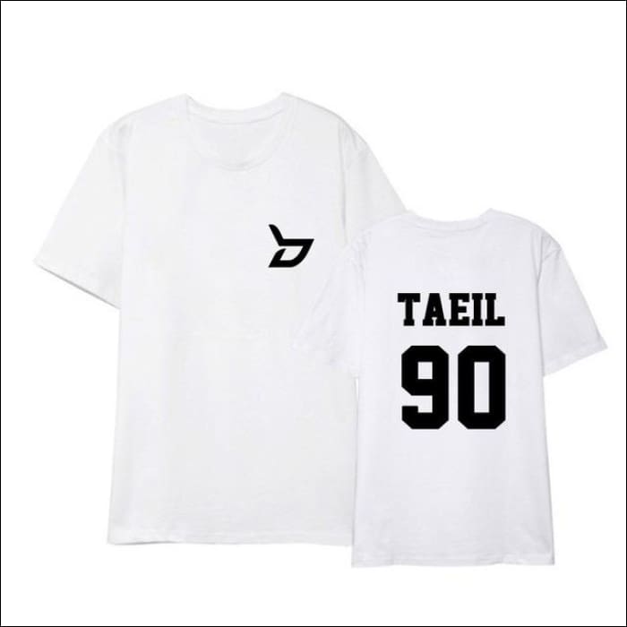 Block B Logotype Printed T-Shirt - TAEIL 1 / S - Block B