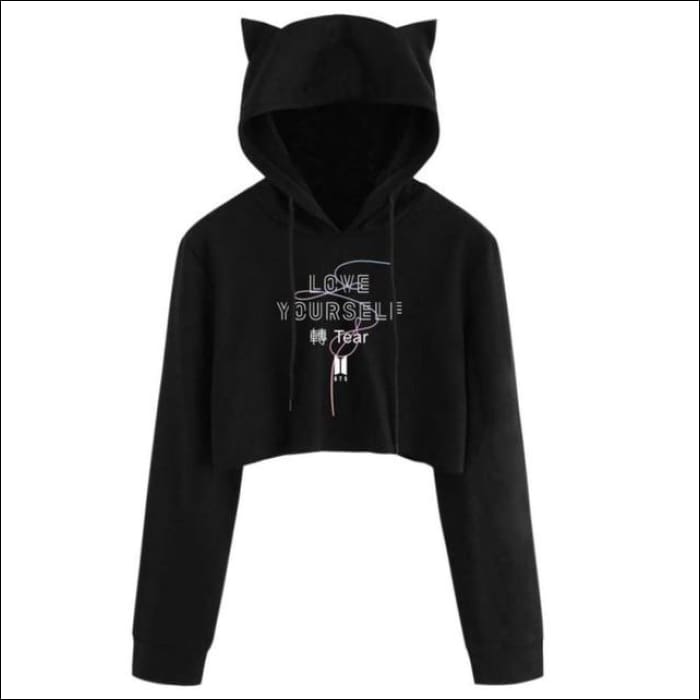 BTS Cat Hoodie - D / XL / China - BTS