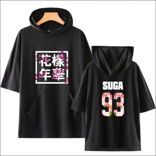 BTS Short Sleeve Hoodie - BTS