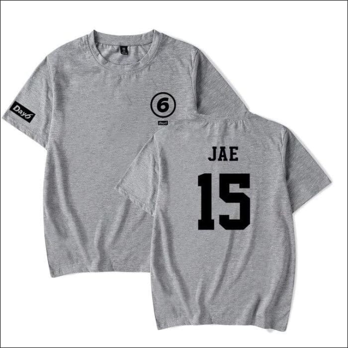 DAY6 ’Sunrise’ T-Shirt with name - gray 2 / M - DAY6