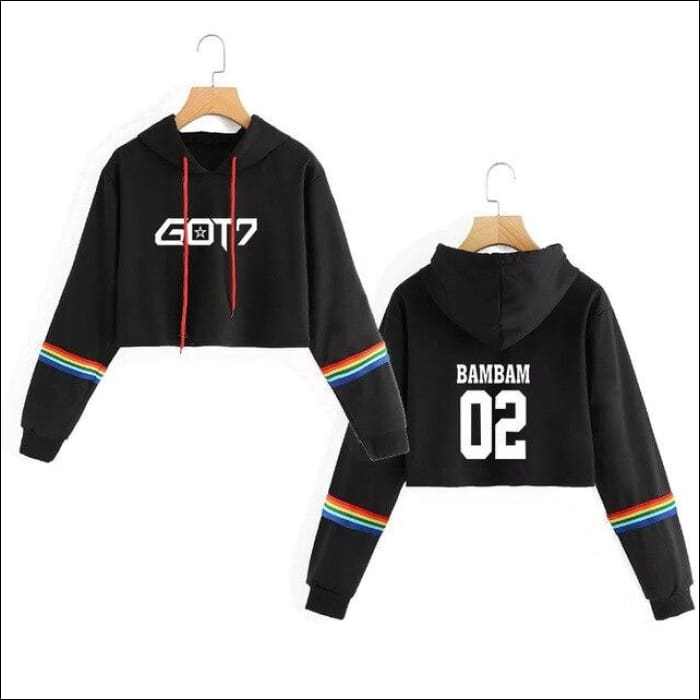 GOT7 Crop Top Hoodie - 02 BAMBAM GOT / XXL - GOT7