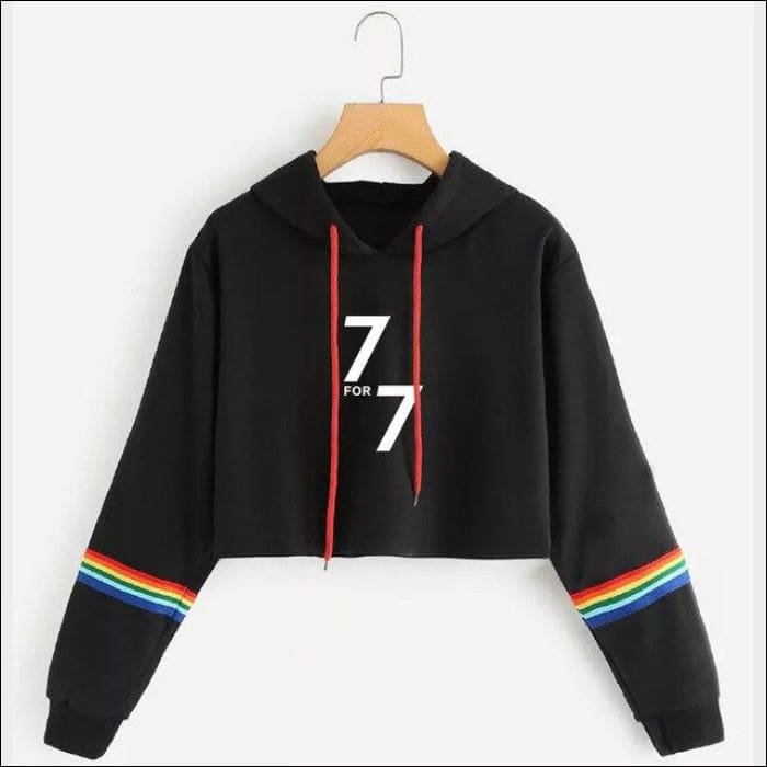 GOT7 Crop Top Hoodie - 77 / M - GOT7