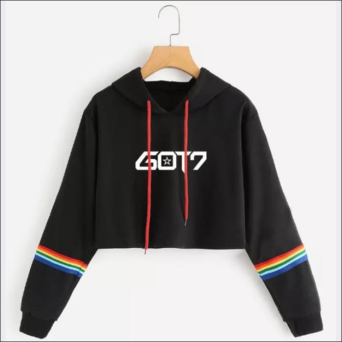 GOT7 Crop Top Hoodie - GOT / S - GOT7