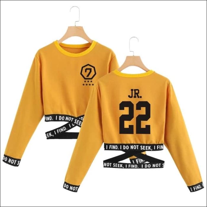 GOT7 O-NECK SWEATSHIRT LONG SLEEVE - Yellow 2 / L - GOT7
