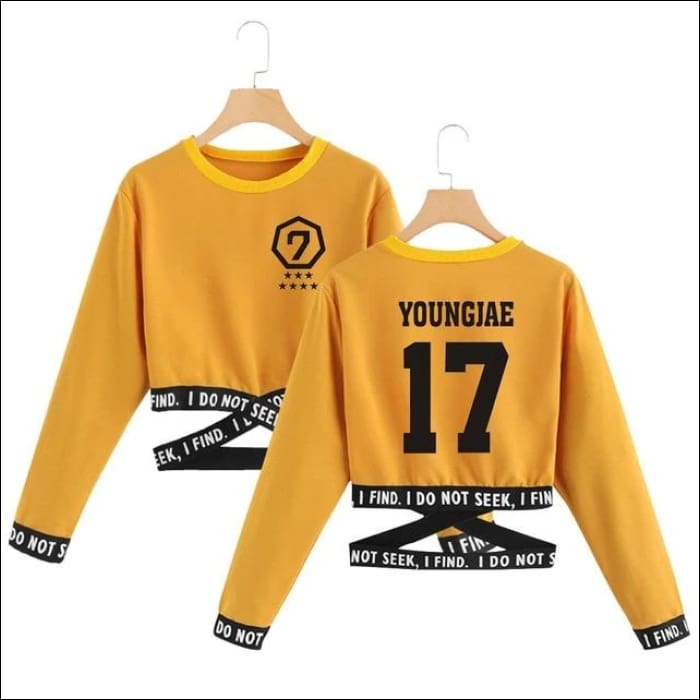 GOT7 O-NECK SWEATSHIRT LONG SLEEVE - Yellow 3 / XXL - GOT7