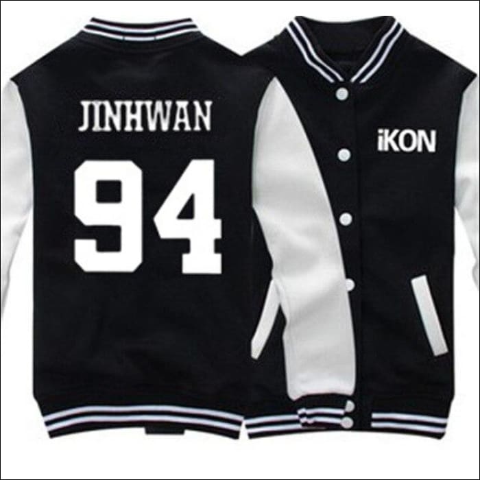 iKON Baseball Varsity Jacket - Army Green / S