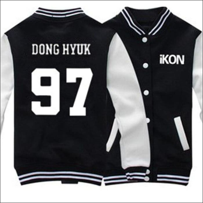 iKON Baseball Varsity Jacket - Pink / XXL