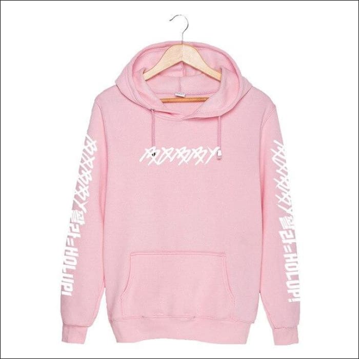 iKON Black & Blue Hoodie - Pink / XXXL - iKON