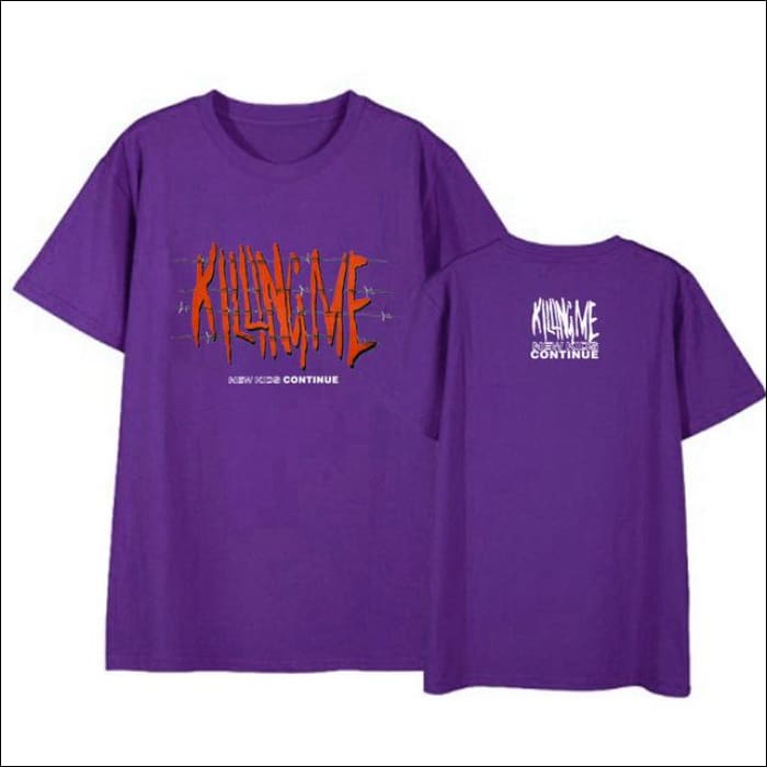 iKON ’Killing Me’ T-Shirt - Purple / L - ikon