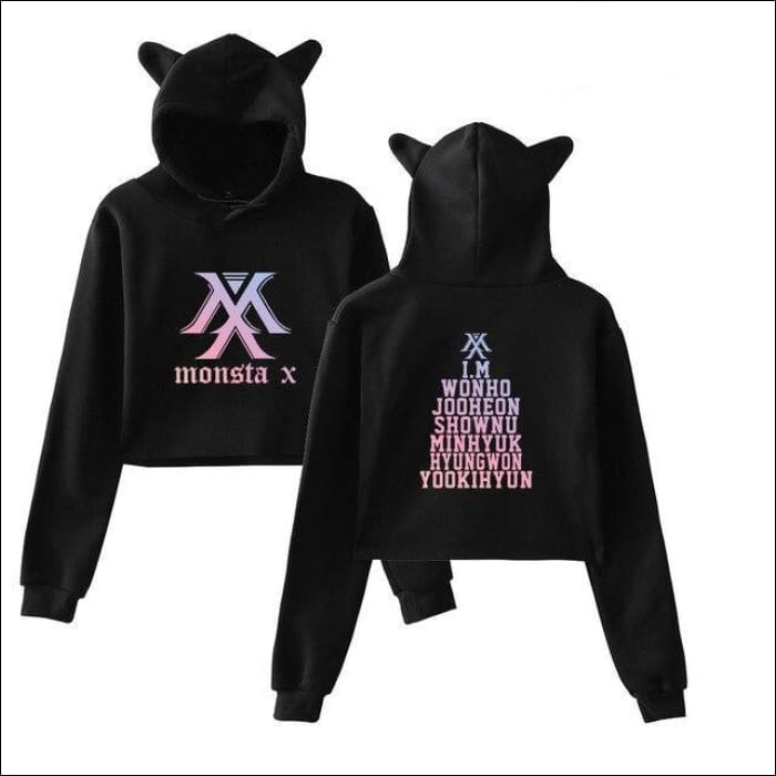 MONSTA X Cat Ears Hoodie - KPOP Zone