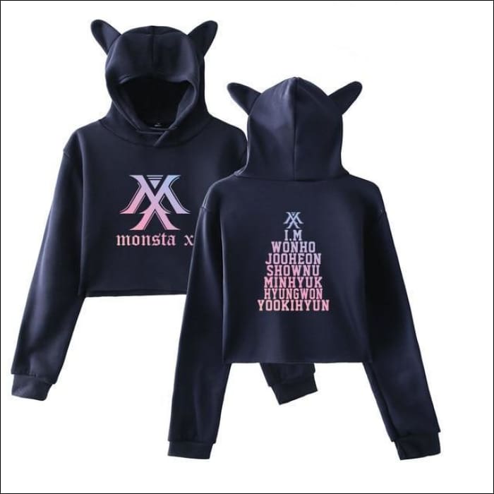 MONSTA X Cat Ears Hoodie - KPOP Zone