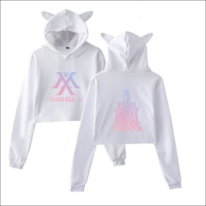 MONSTA X Cat Ears Hoodie - KPOP Zone