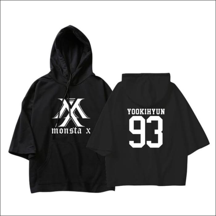 MONSTA X Crop Hoodie Short Sleeve - MONSTA X