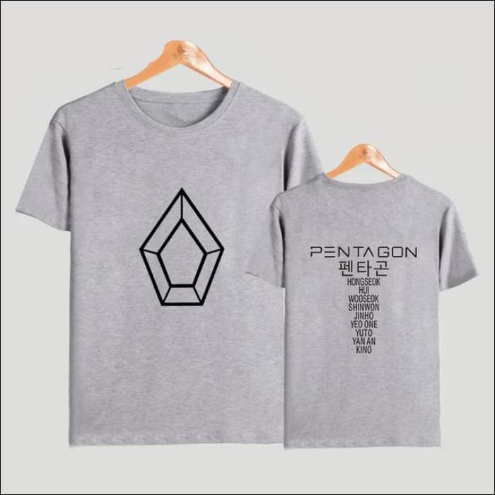 Pentagon Black Member List T-Shirt - Gray / M - Pentagon