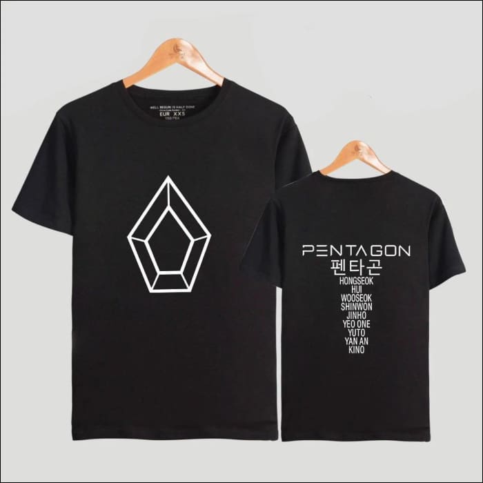 Pentagon Black Member List T-Shirt - Pentagon