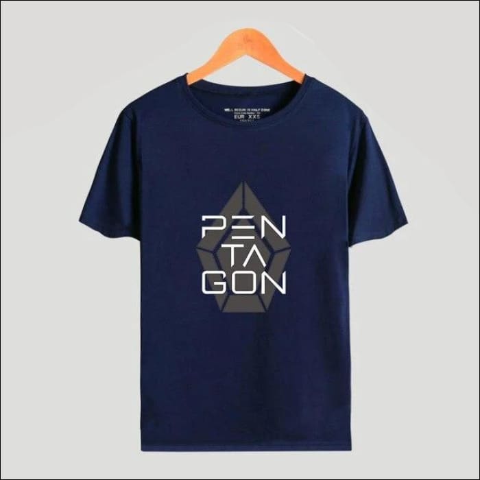 Pentagon Black Member List T-Shirt - Navy Blue / S - Pentagon