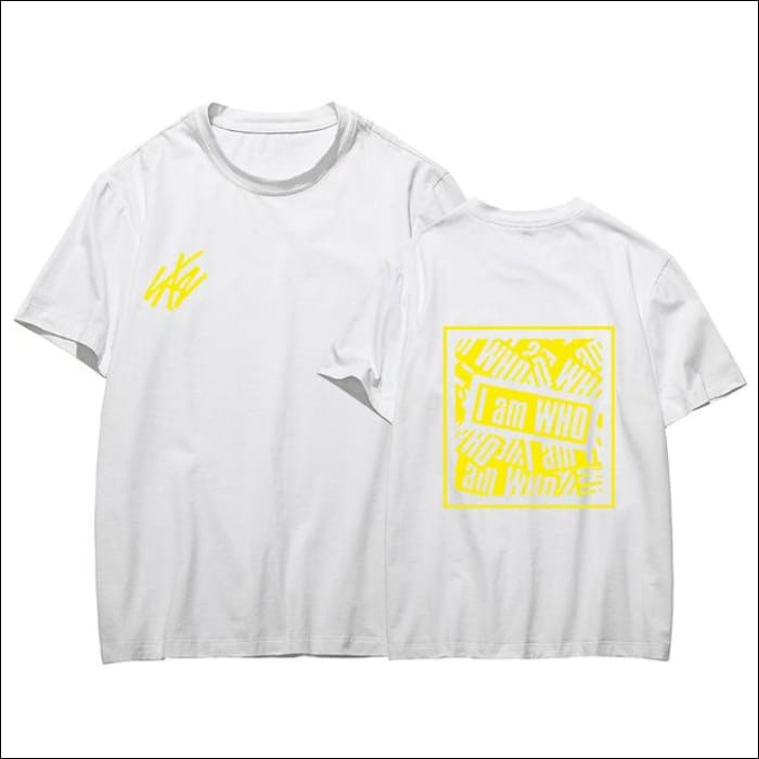 StrayKids ’I AM WHO’ 2nd edition T-Shirt - white / 4XL - StrayKids