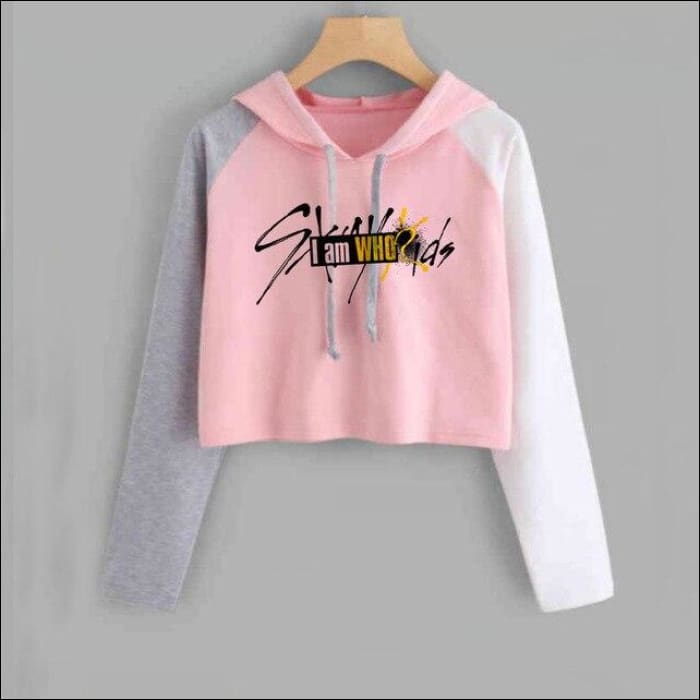 StrayKids ’I AM WHO’ Patchwork Crop Top - 1 / S - StrayKids