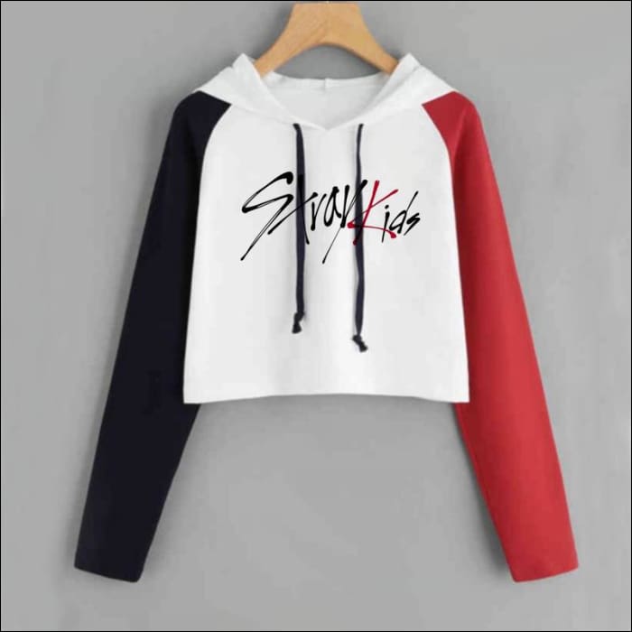 StrayKids ’I AM WHO’ Patchwork Crop Top - StrayKids