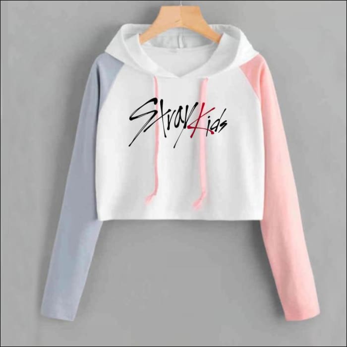 StrayKids ’I AM WHO’ Patchwork Crop Top - StrayKids