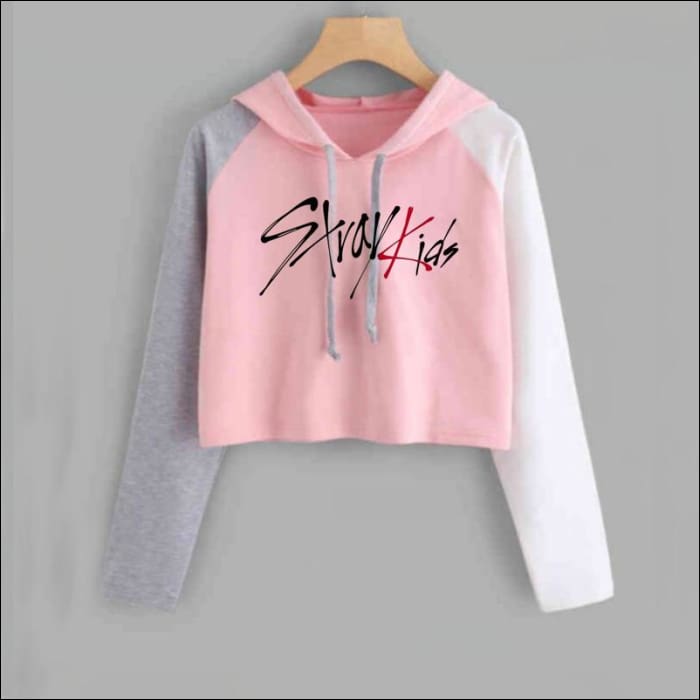StrayKids ’I AM WHO’ Patchwork Crop Top - StrayKids