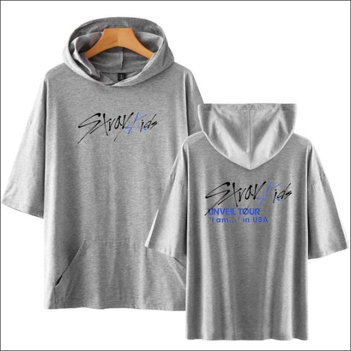StrayKids Short Sleeve Hoodie - gary 3 / XXS - StrayKids