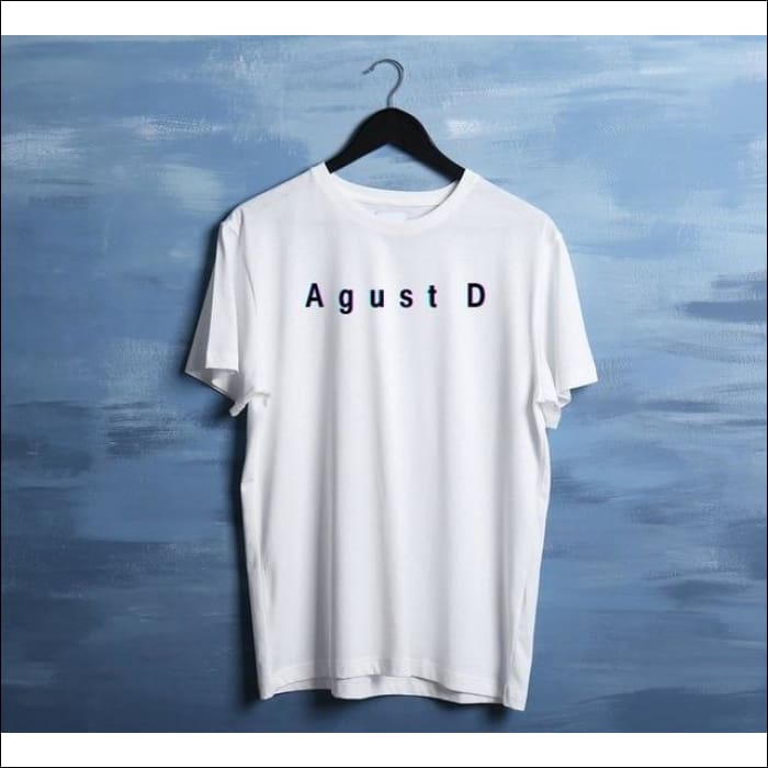 Suga ’Agust D’ T-Shirt - white / S - Agust D
