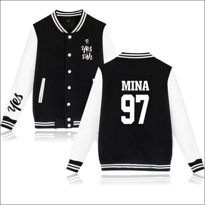 TWICE BASEBALL VARSITY SHIRT - As Picture 13 / XXL - TWICE